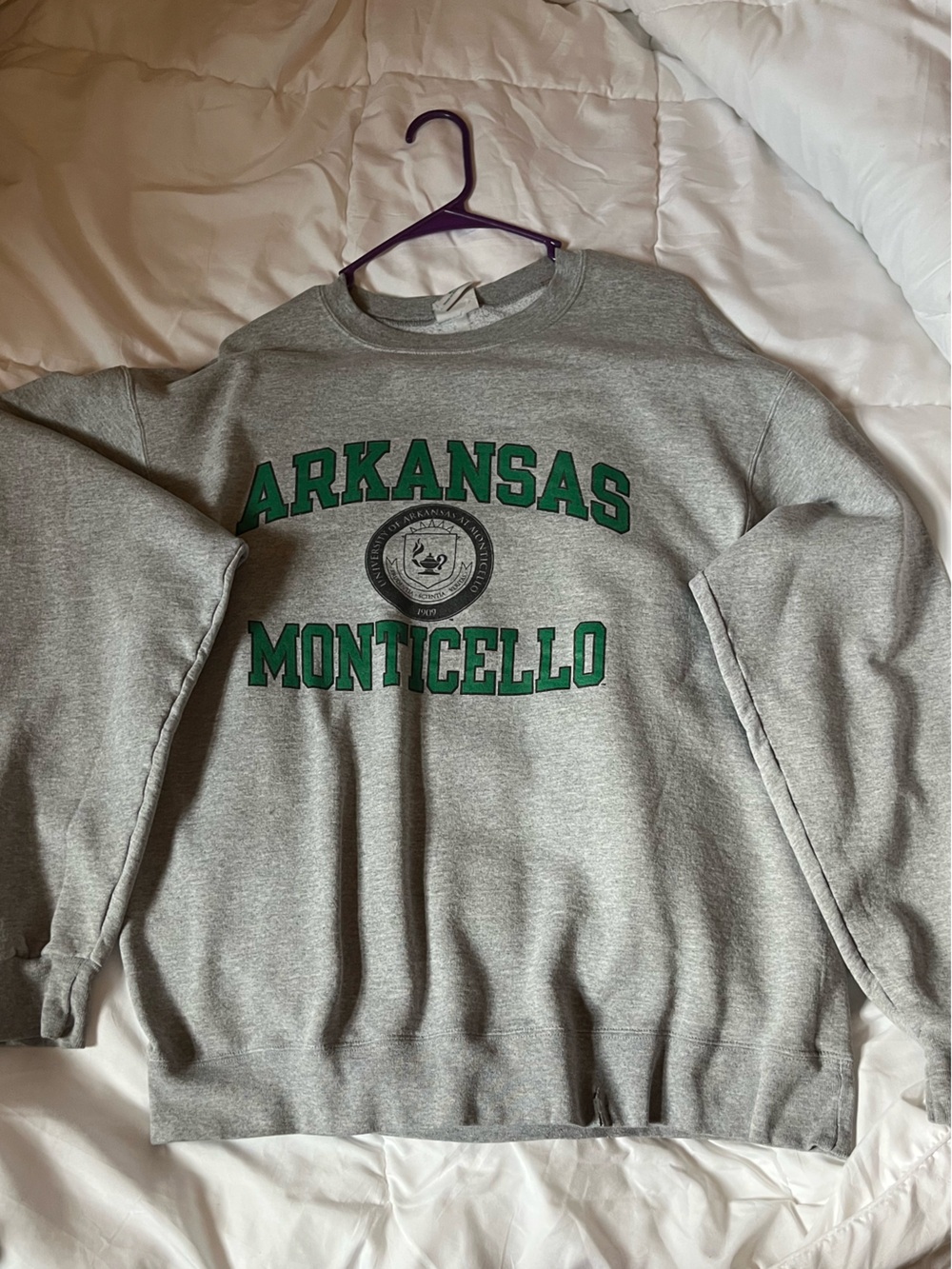 Arkansas Monticello Fleece Crewneck